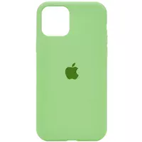 Чехол Silicone Case Full Protective (AA) для Apple iPhone 11 (6.1") Мятный / Mint