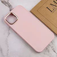 TPU чохол Bonbon Metal Style для Apple iPhone 11 (6.1") Рожевий / Light pink