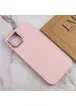 TPU чехол Bonbon Metal Style для Apple iPhone 11 (6.1") Розовый / Light pink