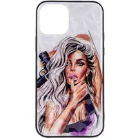 TPU+PC чохол Prisma Ladies для Apple iPhone 11 (6.1") Purple