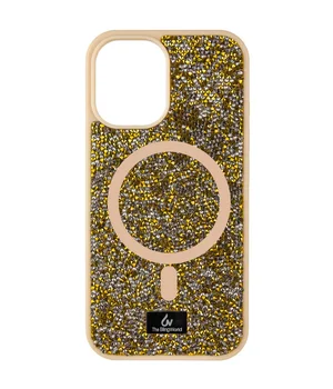 TPU чохол Bling World Rock Diamond with MagSafe для Apple iPhone 11 (6.1") Gold