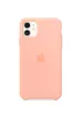 Чехол Silicone case (AAA) для Apple iPhone 11 (6.1") Оранжевый / Grapefruit