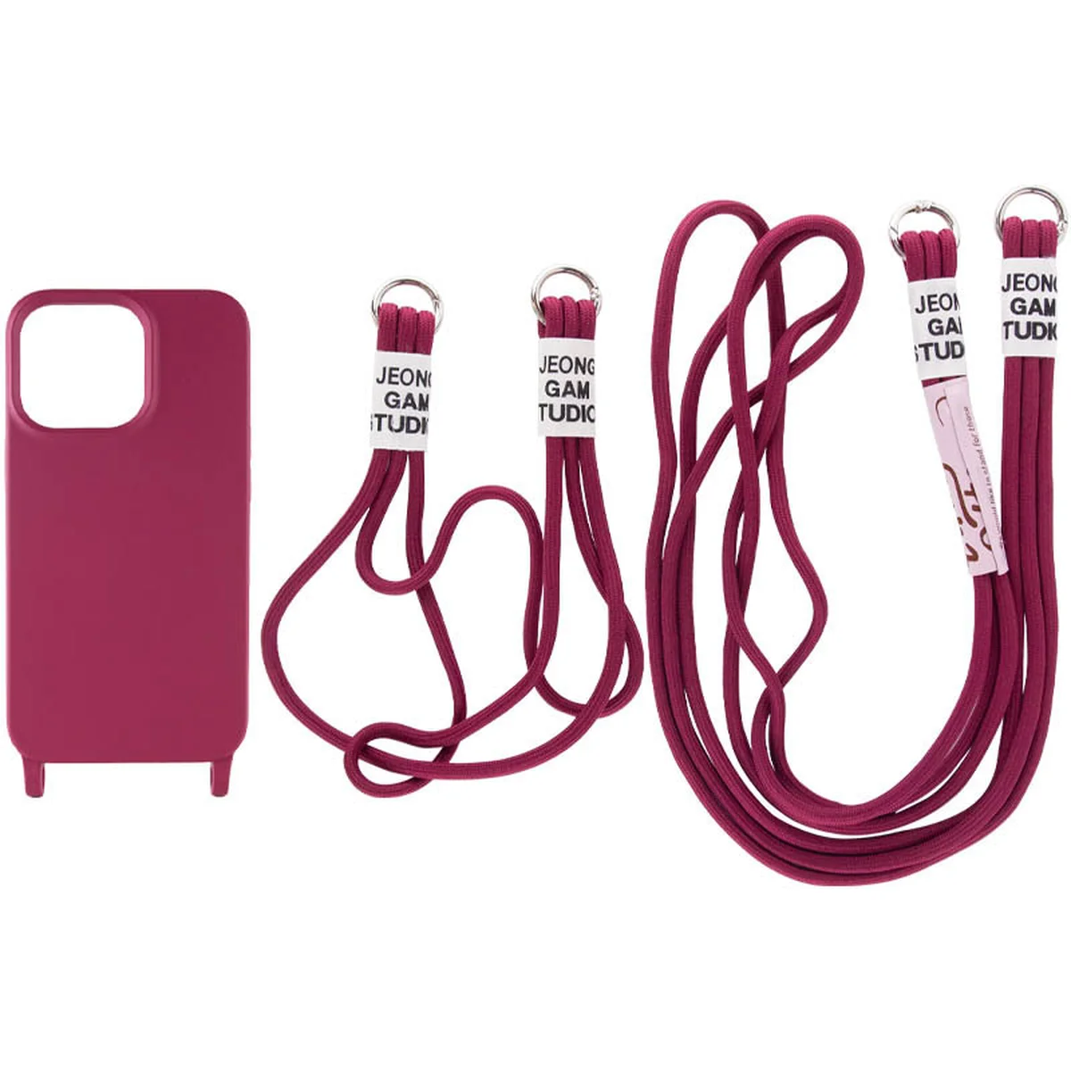 Чохол TPU two straps California для Apple iPhone 11 (6.1") Червоний / Rose Red