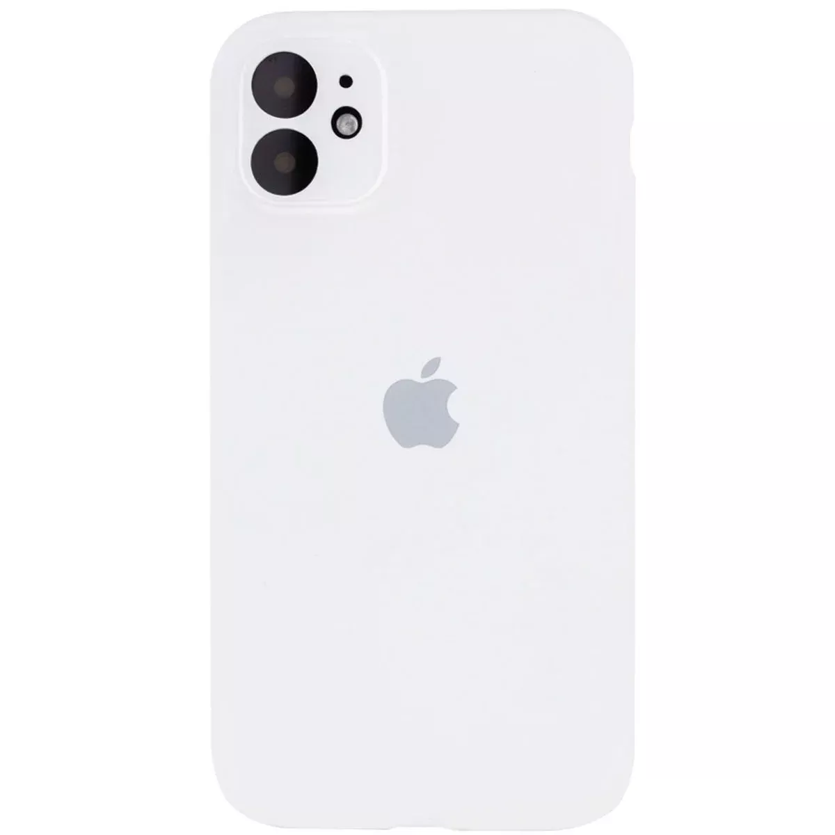 Чехол Silicone Case Square Full Camera Protective (AA) для Apple iPhone 11 (6.1") Белый / White