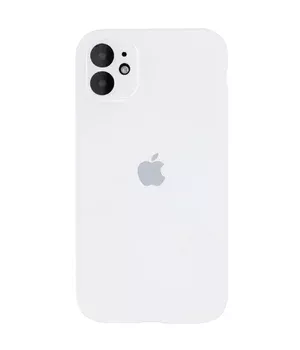 Чехол Silicone Case Square Full Camera Protective (AA) для Apple iPhone 11 (6.1") Белый / White