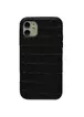 Кожаный чехол Croco Leather для Apple iPhone 11 (6.1") Black