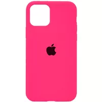 Чохол Silicone Case Full Protective (AA) для Apple iPhone 11 (6.1 ") Рожевий / Barbie pink