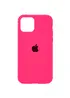Чехол Silicone Case Full Protective (AA) для Apple iPhone 11 (6.1") Розовый / Barbie pink