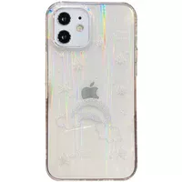 TPU+Glass чехол Aurora Space для Apple iPhone 11 (6.1") Радуга