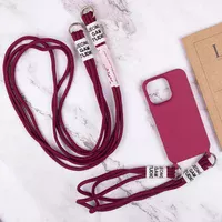 Чехол TPU two straps California для Apple iPhone 11 (6.1") Красный / Rose Red