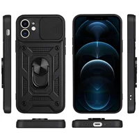 Чехол Ummi Camshield Serge Ring для Apple iPhone 11 (6.1") Черный