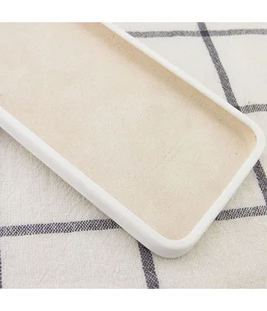 Чохол Silicone Case Square Full Camera Protective (AA) Apple iPhone 11 (6.1") Білий / White