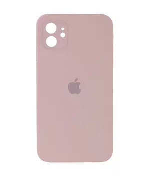 Чехол Silicone Case Square Full Camera Protective (AA) для Apple iPhone 11 (6.1") Розовый / Pink Sand