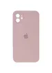 Чохол Silicone Case Square Full Camera Protective (AA) для Apple iPhone 11 (6.1 ") Рожевий / Pink Sand