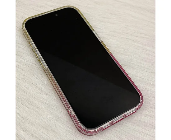 Чохол TPU Shiny Mountain (MagFit) для Apple iPhone 11 (6.1") Yellow / Pink
