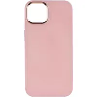 TPU чохол Bonbon Metal Style для Apple iPhone 11 (6.1") Рожевий / Light pink