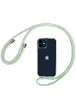 Чехол TPU Crossbody Transparent для Apple iPhone 11 (6.1") Мятный
