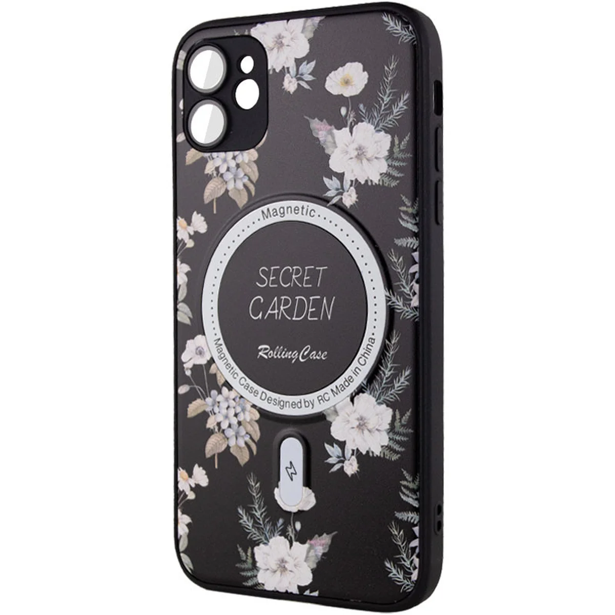 TPU+PC чохол Secret Garden with MagSafe для Apple iPhone 11 (6.1") Black