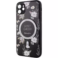TPU+PC чохол Secret Garden with MagSafe для Apple iPhone 11 (6.1") Black