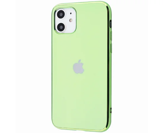 TPU чохол Matte LOGO для Apple iPhone 11 (6.1 ") Зелений / Light Green