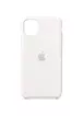 Чехол Silicone case (AAA) для Apple iPhone 11 (6.1") Белый / Ivory white