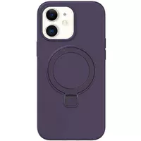 Чохол Silicone Case Full Protective NO LOGO with Ring для Apple iPhone 11 (6.1") Purple