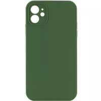 Чохол Silicone Case Lakshmi Square Full Camera для Apple iPhone 11 (6.1") Зелений / Army green