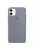 Чехол Silicone case (A) (с закрытым низом) для Apple iPhone 11 (6.1") Серый / Lavender Gray