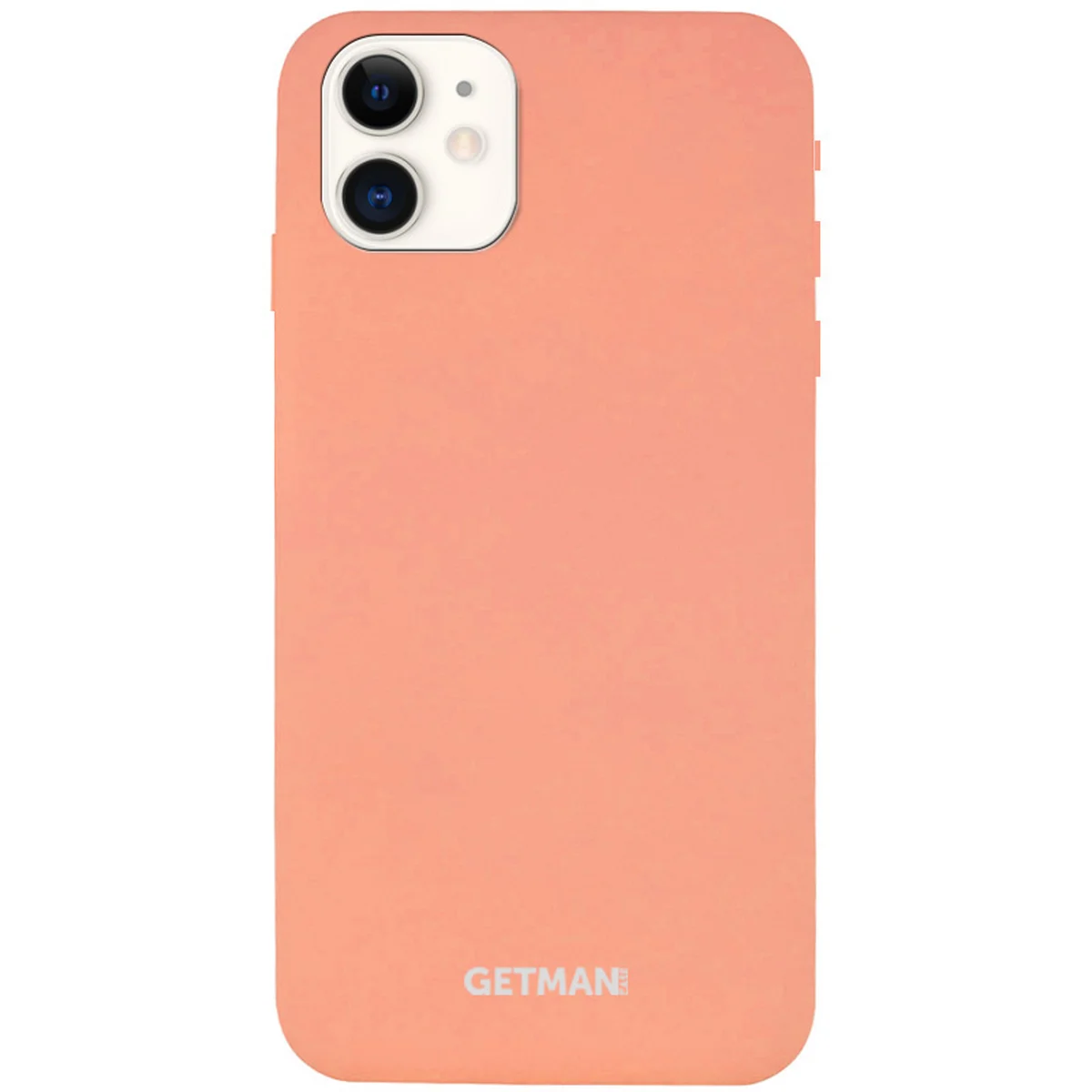 Чохол Silicone Case GETMAN for Magnet для Apple iPhone 11 (6.1 ") Рожевий / Flamingo