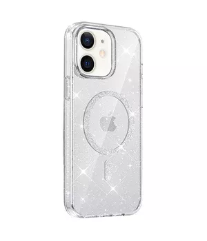Чехол TPU Eclipse Sparkle (MagFit) для Apple iPhone 11 (6.1") Clear