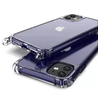 Чохол TPU Crossbody Transparent для Apple iPhone 11 (6.1 ") Рожевий
