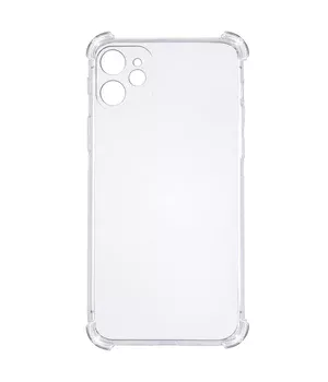TPU чехол GETMAN Ease logo усиленные углы для Apple iPhone 11 (6.1") Прозрачный / Transparent