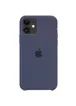 Чехол Silicone Case (AA) для Apple iPhone 11 (6.1") Темно-синий / Midnight blue