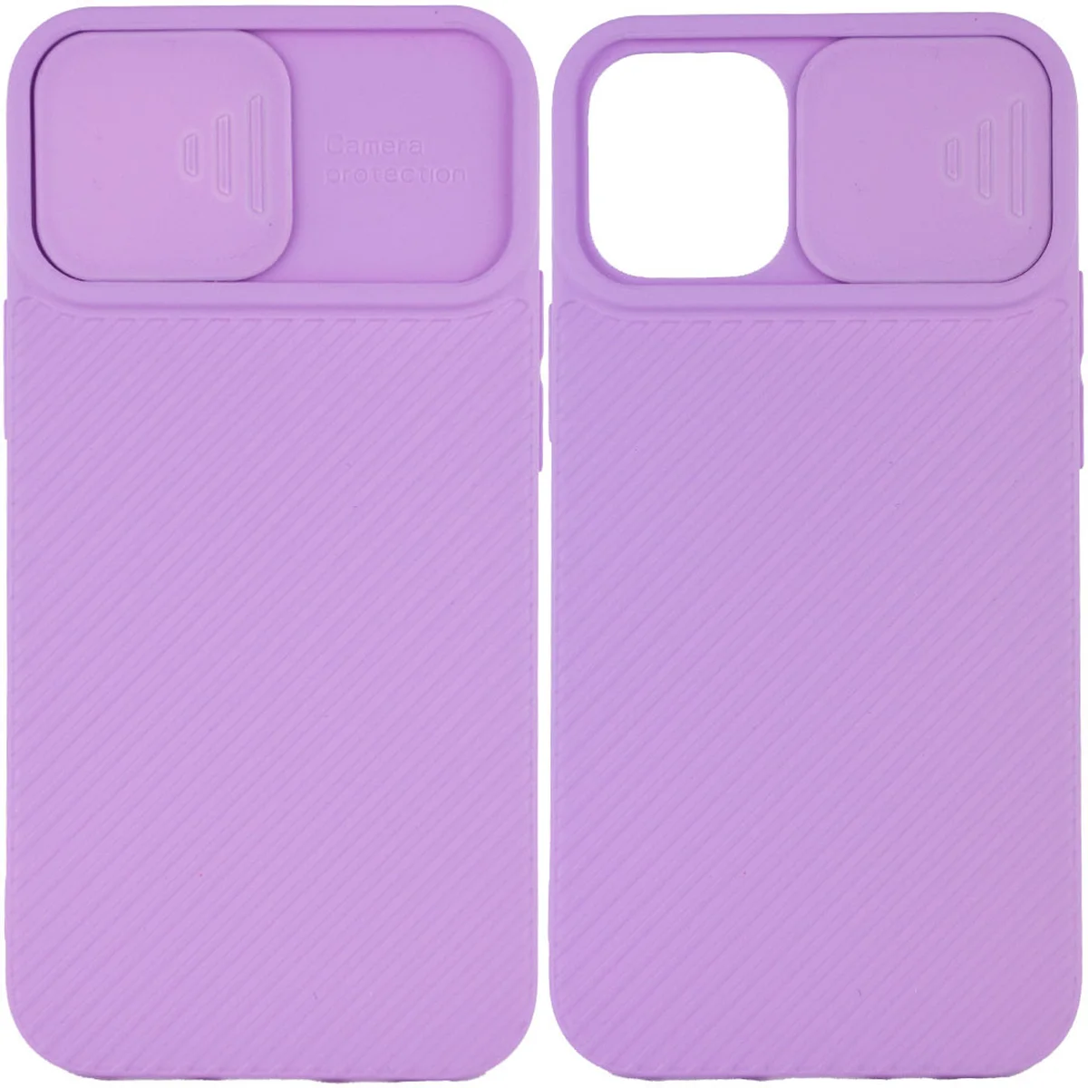 Чохол Camshield Square TPU зі шторкою для камери для Apple iPhone 11 (6.1 ") Бузковий