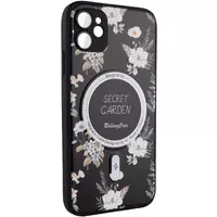 TPU+PC чохол Secret Garden with MagSafe для Apple iPhone 11 (6.1") Black