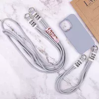 Чохол TPU two straps California для Apple iPhone 11 (6.1") Сірий / Stone