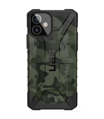Ударопрочный чехол UAG Pathfinder камуфляж для Apple iPhone 12 mini (5.4") Зеленый