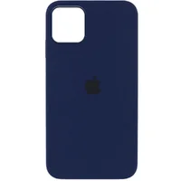 Чехол Silicone Case Full Protective (AA) для Apple iPhone 12 mini (5.4") Синий / Deep navy