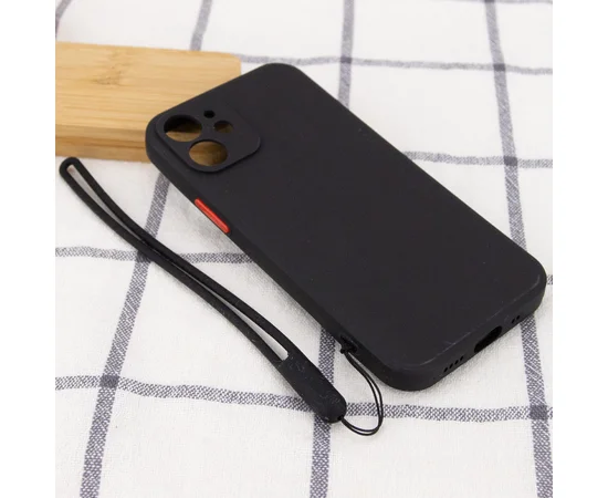 Чехол TPU Square Full Camera для Apple iPhone 12 mini (5.4") Черный