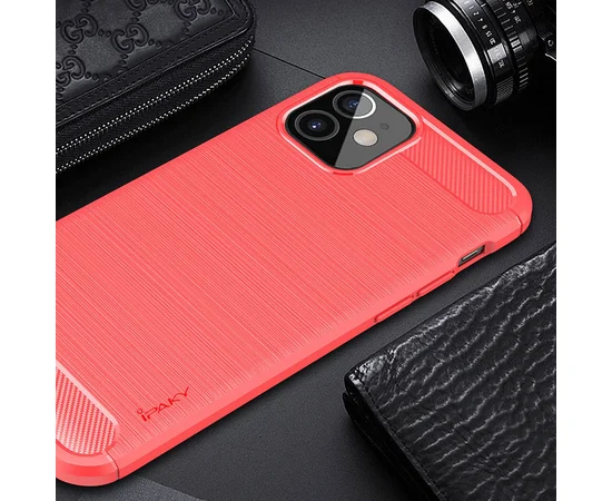 TPU чехол iPaky Slim Series для Apple iPhone 12 mini (5.4") Красный