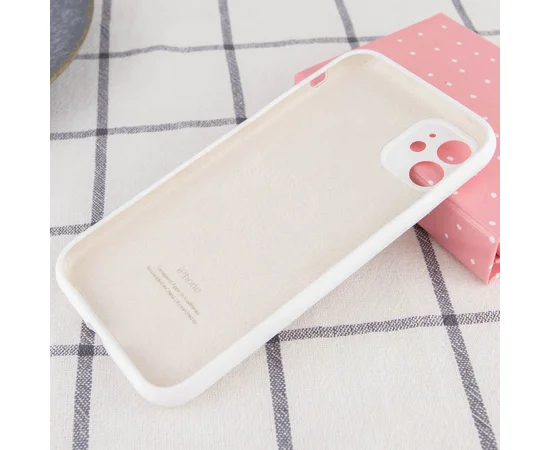 Чехол Silicone Case Full Camera Protective (AA) для Apple iPhone 12 mini (5.4") Белый / White
