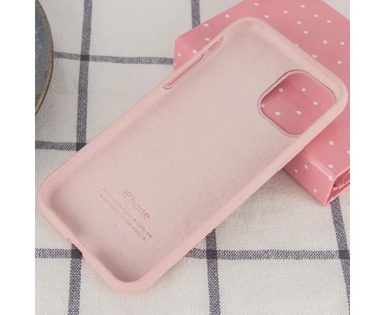 Чехол Silicone Case Full Protective (AA) для Apple iPhone 12 mini (5.4") Розовый / Pink Sand