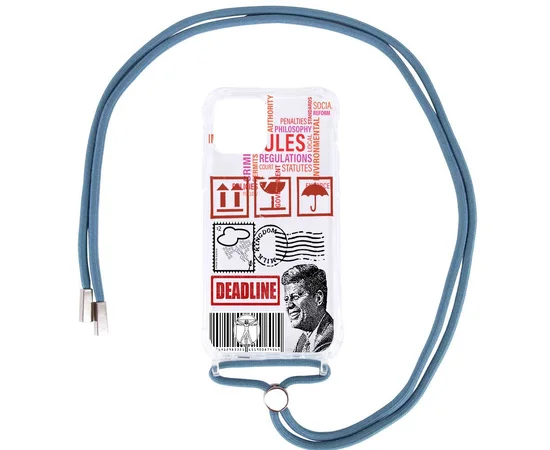 Чехол TPU Crossbody Street Style для Apple iPhone 12 mini (5.4") Kenedy / Зеленый / Pine green