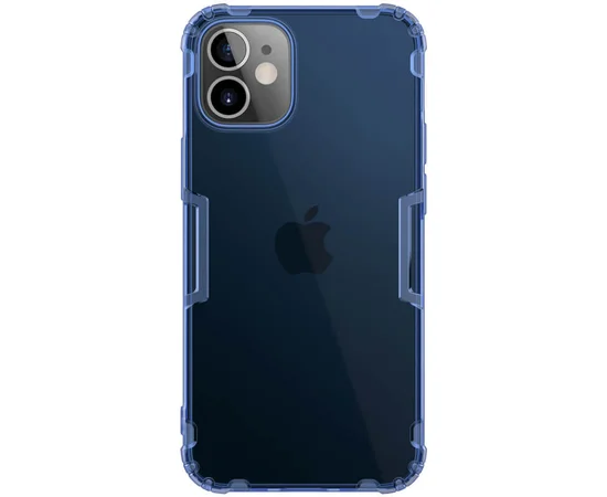 TPU чехол Nillkin Nature Series для Apple iPhone 12 mini (5.4") Синий (прозрачный)