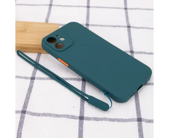 Чехол TPU Square Full Camera для Apple iPhone 12 mini (5.4") Зеленый