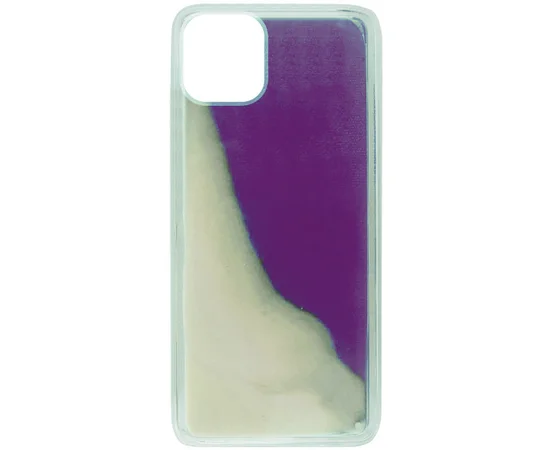 Неоновый чехол Neon Sand glow in the dark для Apple iPhone 12 mini (5.4") Темно-фиолетовый