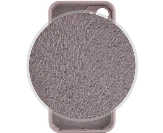 Чехол Silicone Case Full Camera Protective (AA) для Apple iPhone 12 mini (5.4") Серый / Lavender
