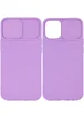 Чехол Camshield Square TPU со шторкой для камеры для Apple iPhone 12 mini (5.4") Сиреневый