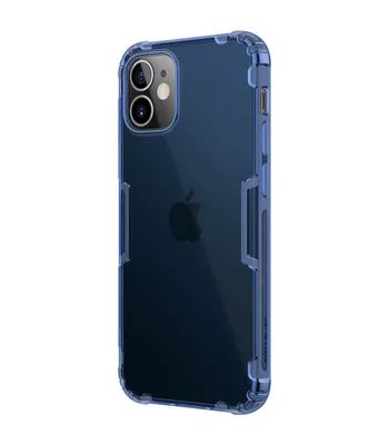 TPU чехол Nillkin Nature Series для Apple iPhone 12 mini (5.4") Синий (прозрачный)