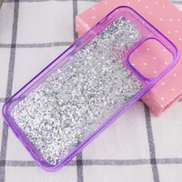 TPU + PC чохол Sparkle (glitter) для Apple iPhone 12 mini (5.4 ") Фіолетовий